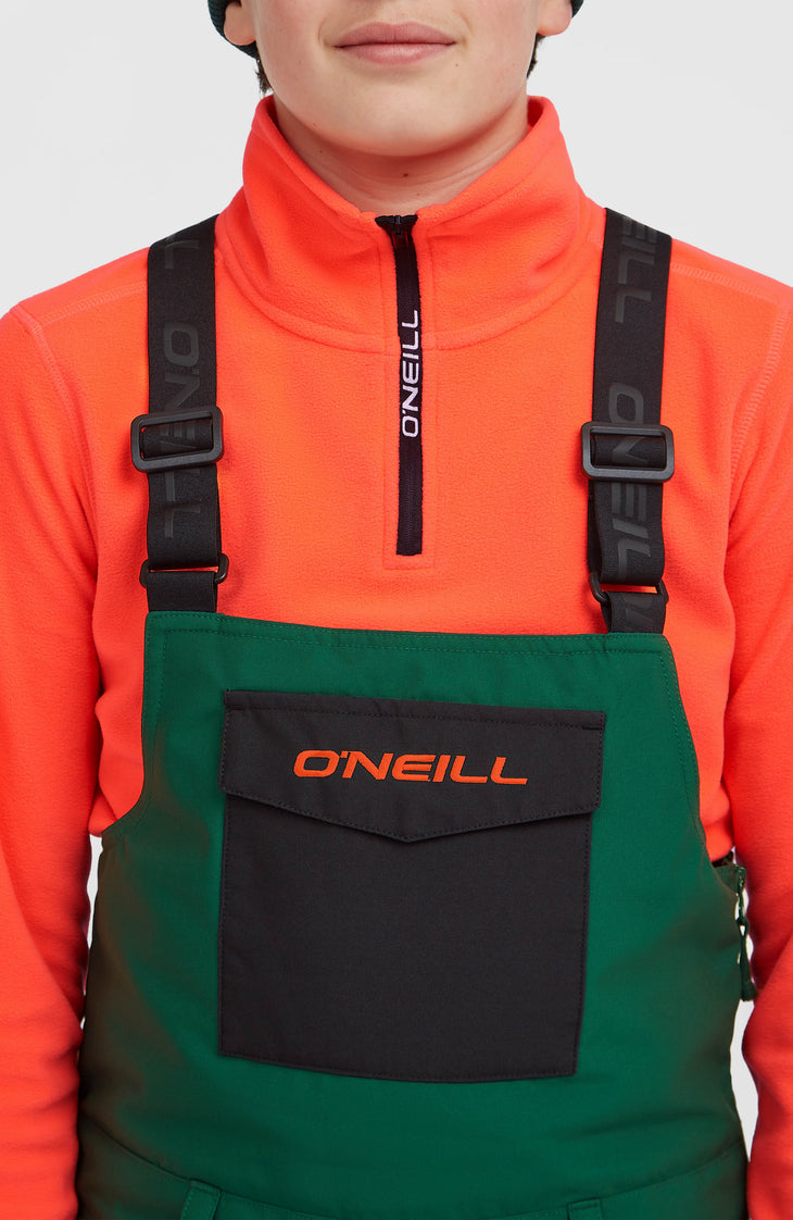 FWC'Cruz Bib Snow Pants | Emerald Envy Colour Block