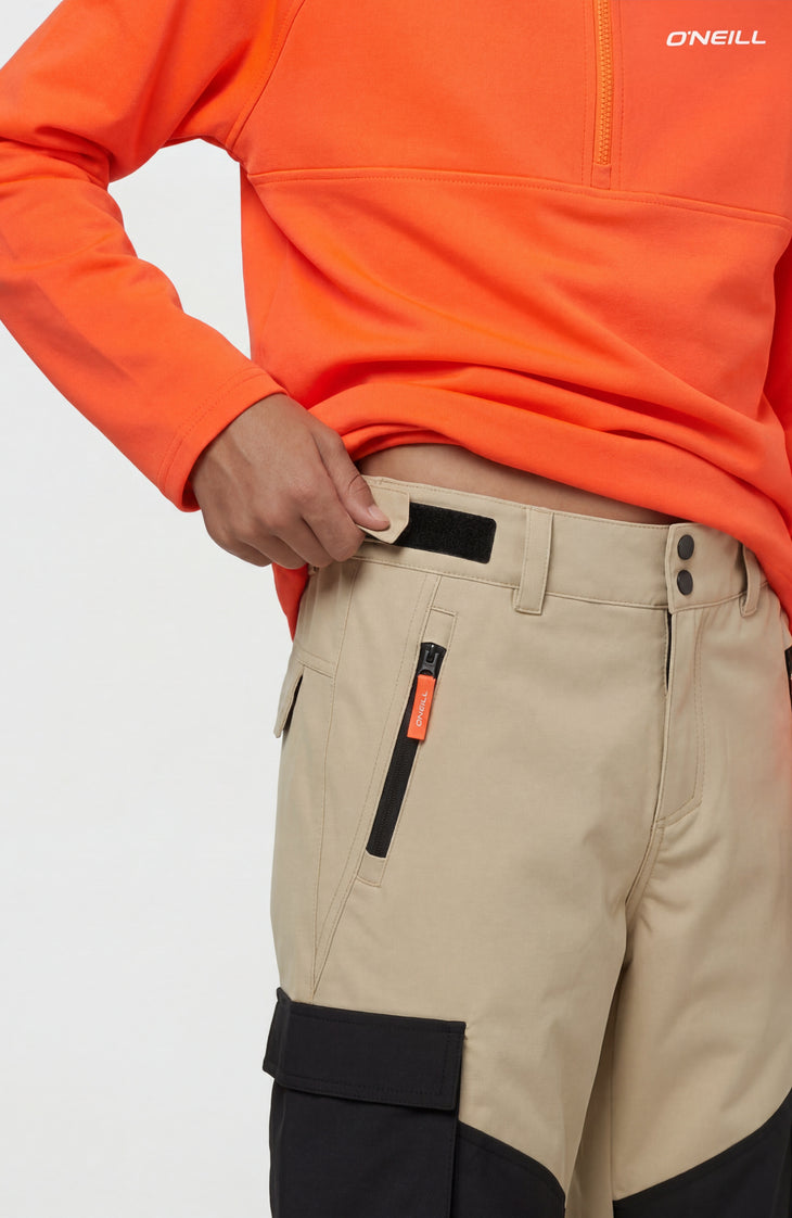 FWC'Cruz Cargo Snow Pants | Olive Blush Colour Block