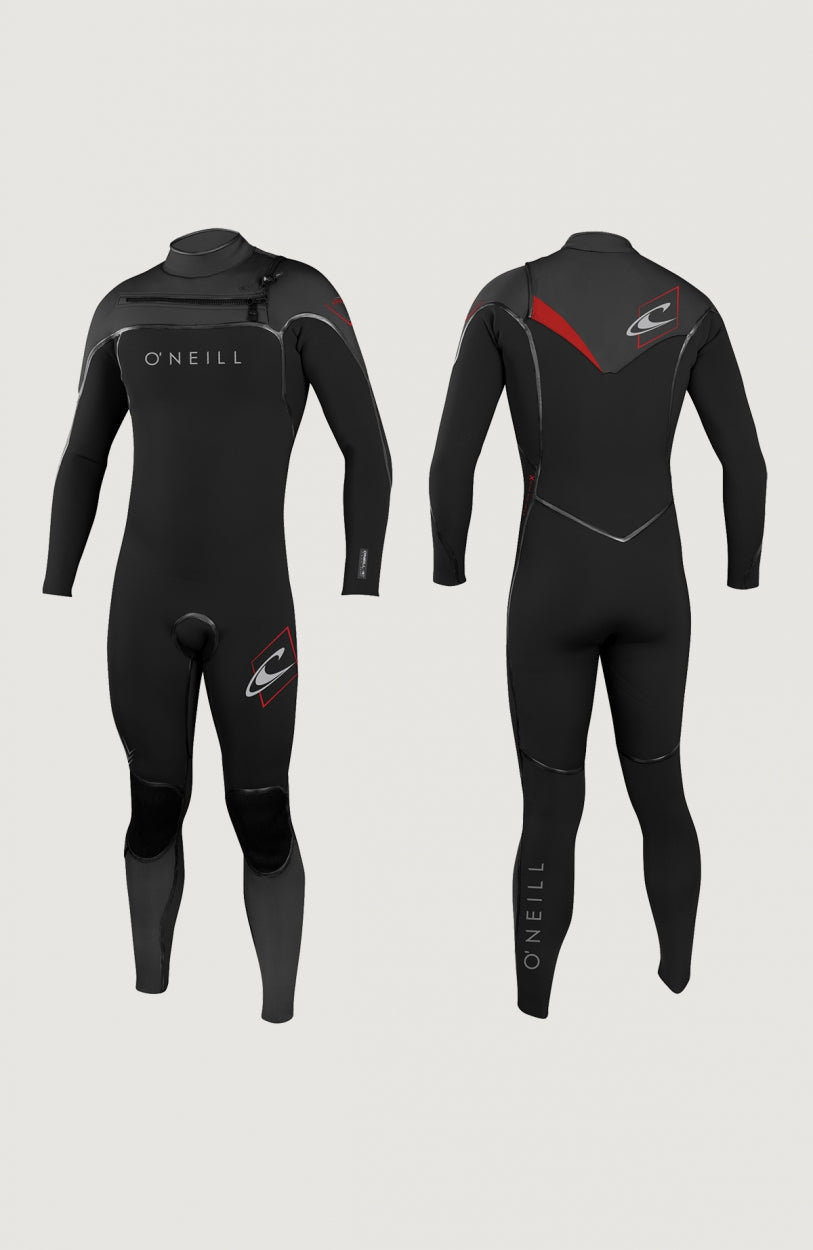 Psycho One Chest Zip 5/4mm Full Wetsuit | Black