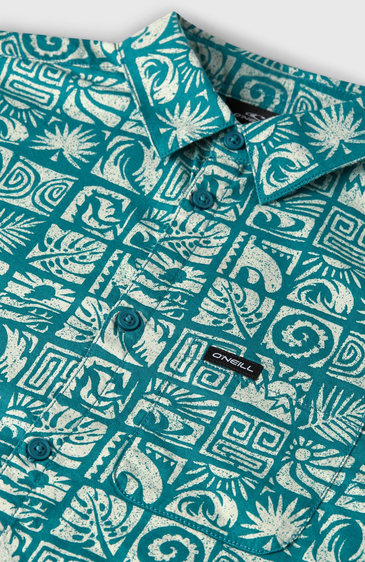 Print Shirt | Blue Bricks