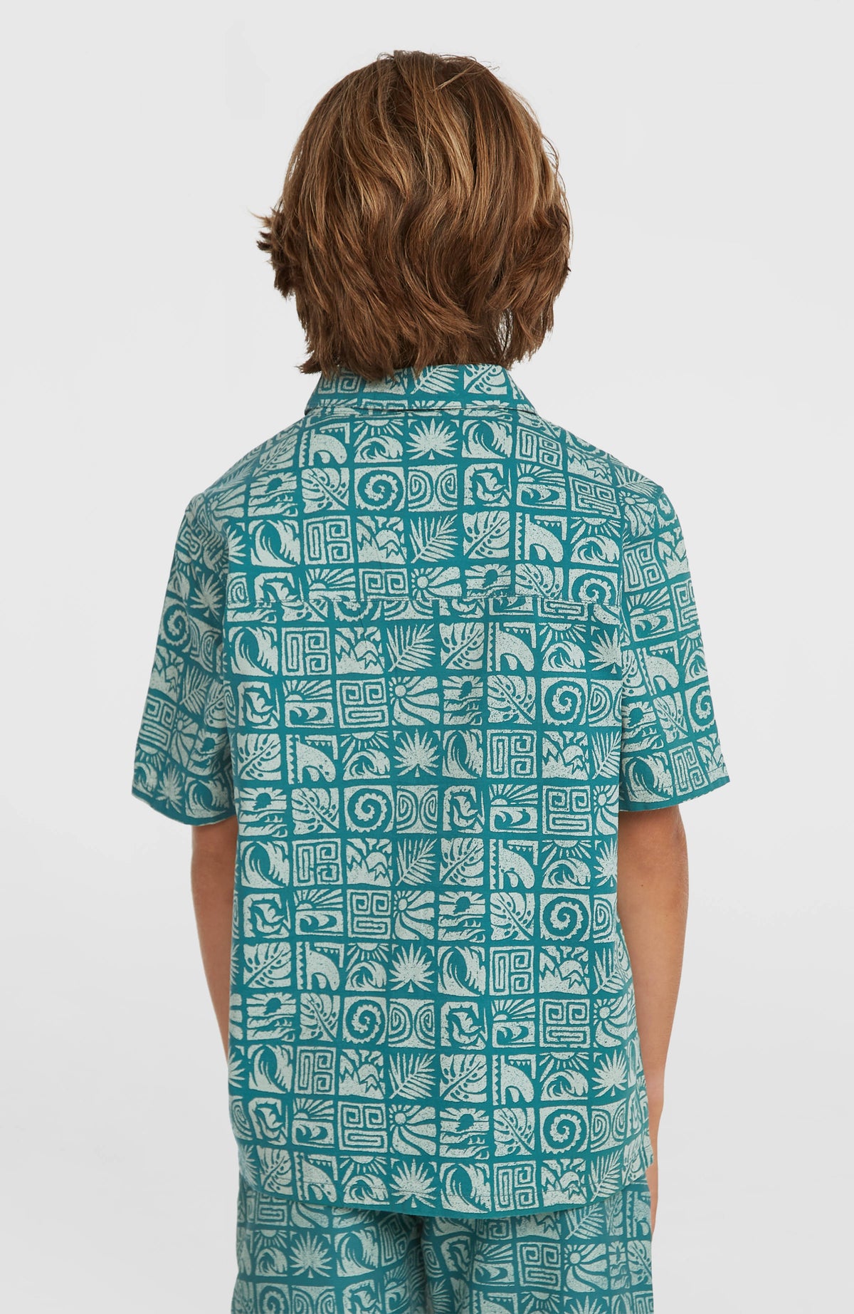 Print Shirt | Blue Bricks