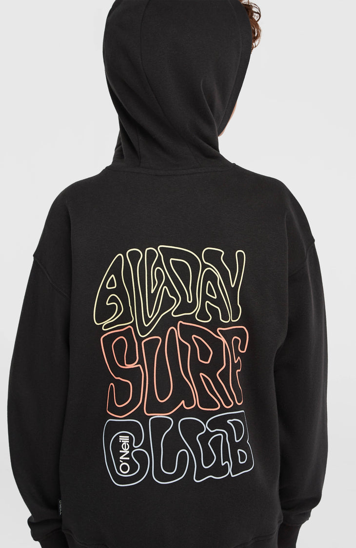 Graphic Full-Zip Hoodie | Black Out