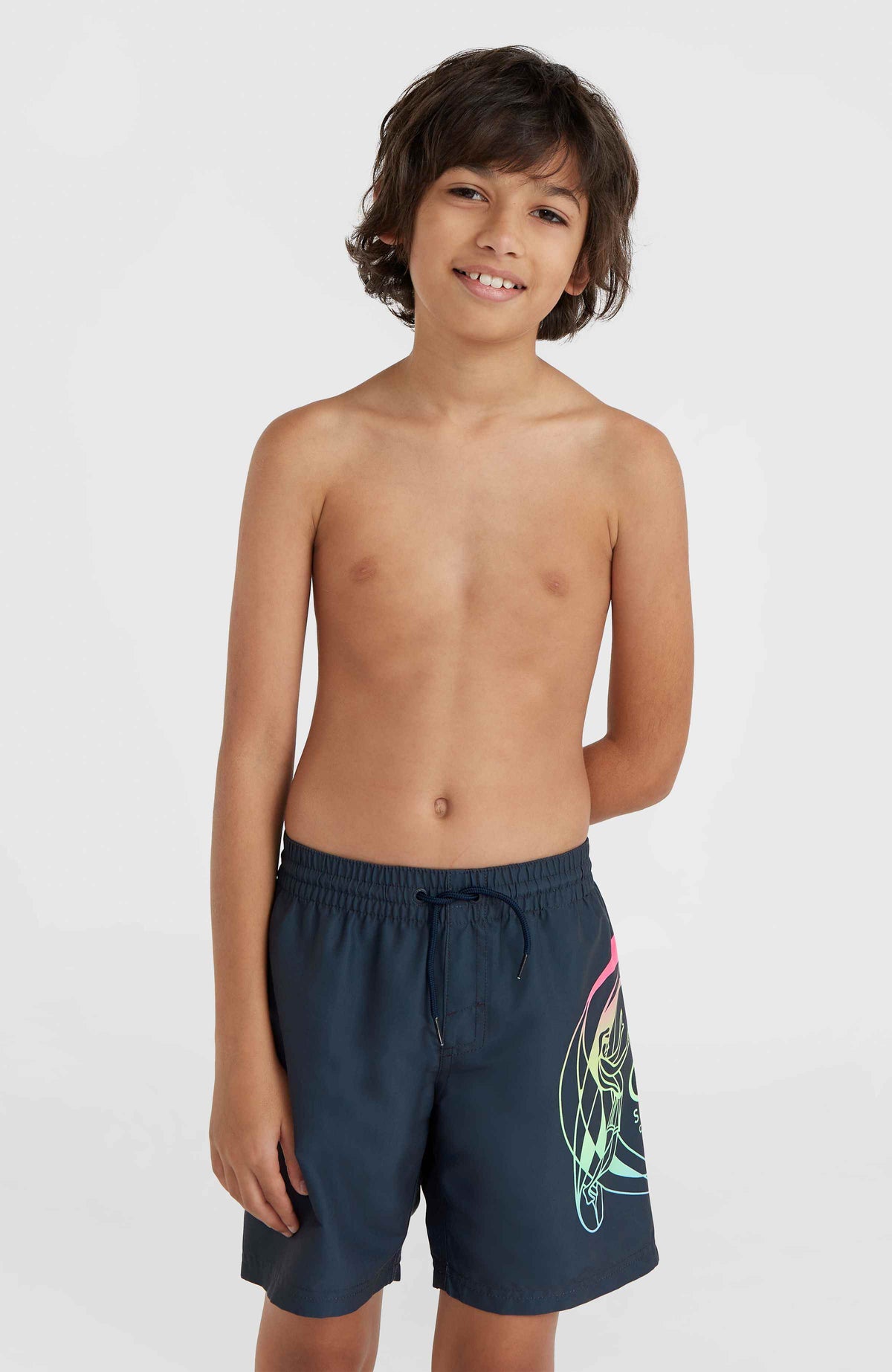 Circle Surfer 14'' Swim Shorts | Outer Space Circle Surfer Grandient Panel
