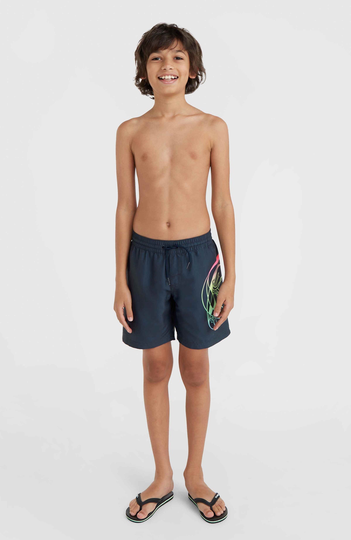 Circle Surfer 14'' Swim Shorts | Outer Space Circle Surfer Grandient Panel