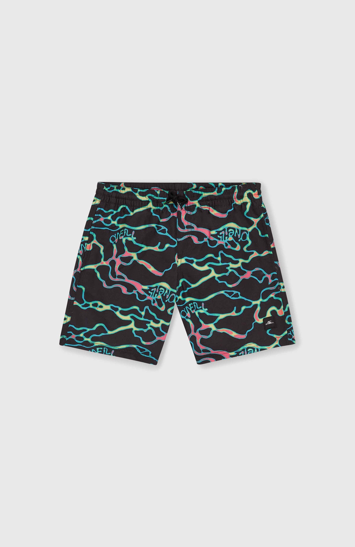 Jack O'Neill Cali Crazy 14'' Swim Shorts | Black Ocean View