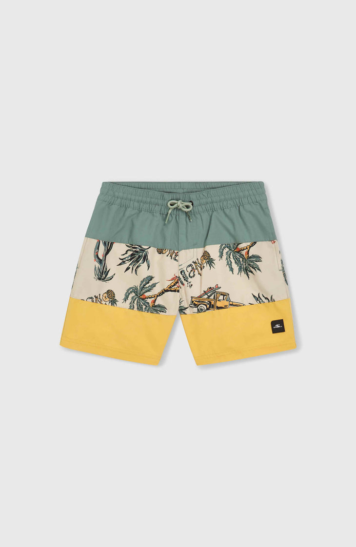 Mix and Match Cali Block 13'' Swim Shorts | Beige Venice Beach