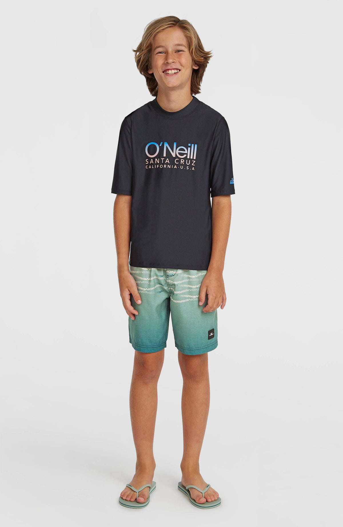 O'Neill First Swimshorts | Boys Green Heritage Flip