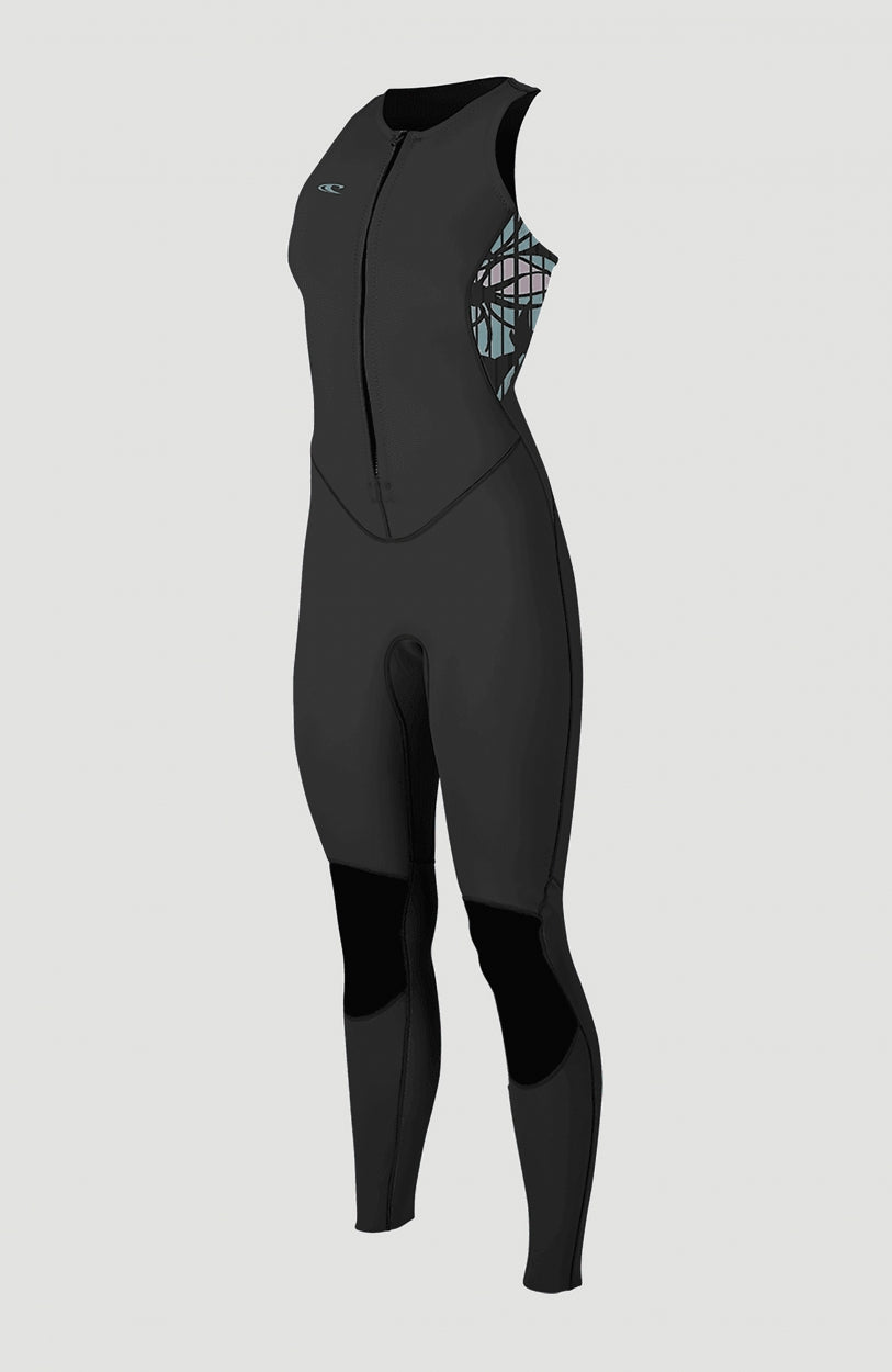 Bahia 1.5mm Front Zip Sleeveless Full Wetsuit | Black