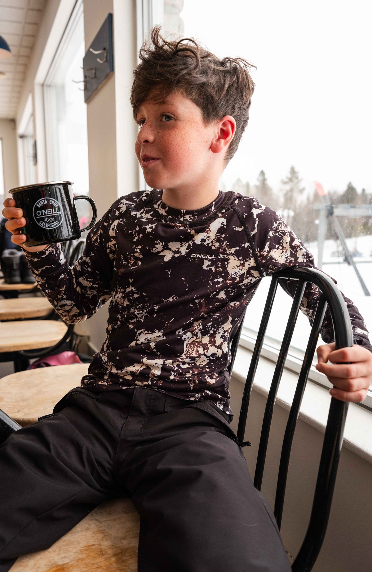 Baselayer Set | Black/Beige Quarry