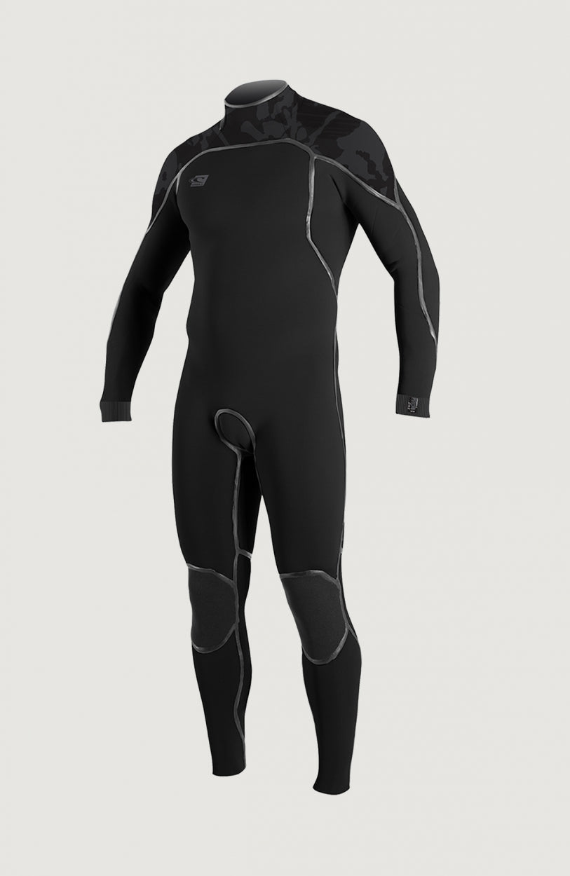 Psycho One Back Zip 4/3mm Full Wetsuit | Black