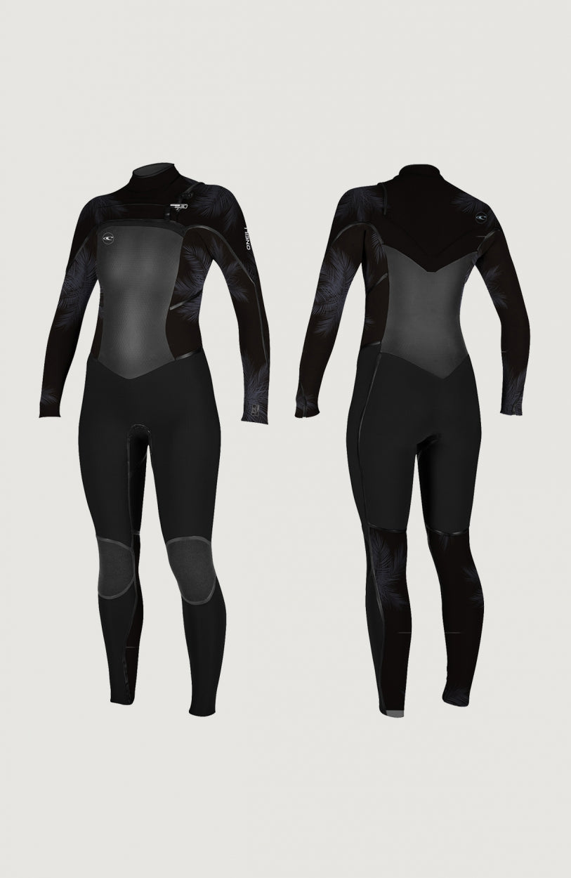 Psycho Tech Chest Zip 5/4mm Full Wetsuit | Black