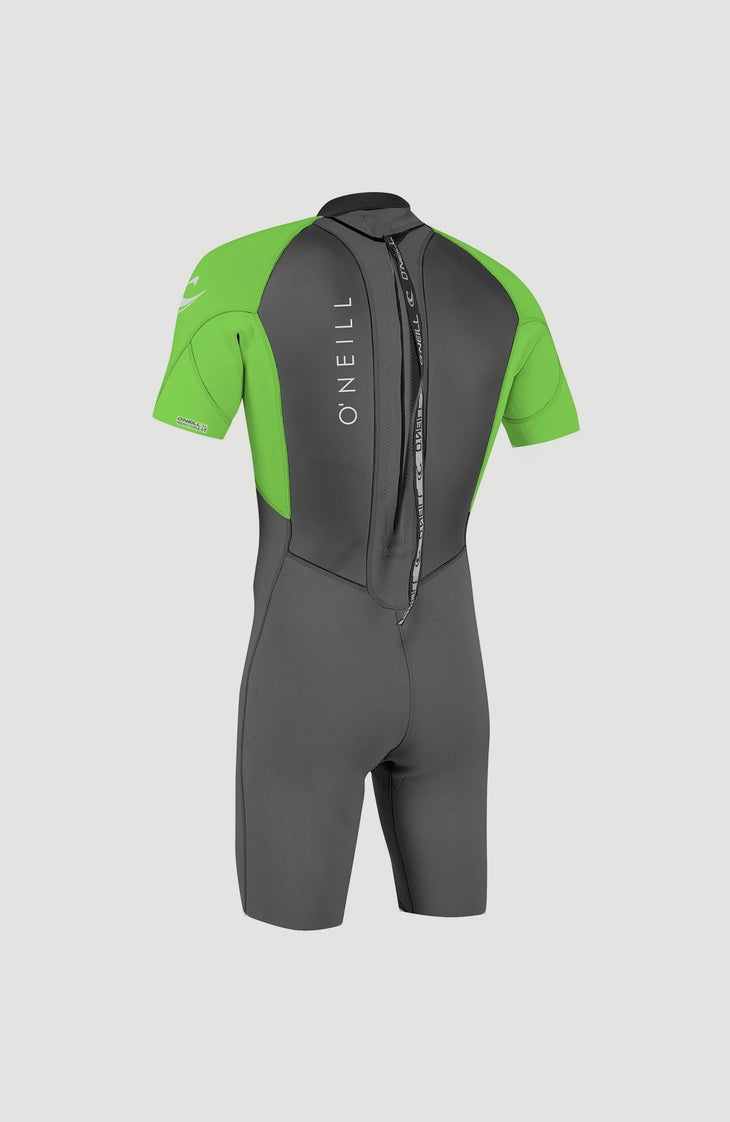 Reactor-2 2mm Back Zip Shortsleeve Spring Wetsuit | GRAPH/DAYGLO