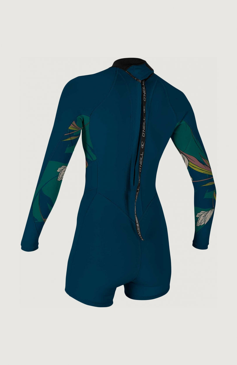Bahia 2/1mm Back Zip Longsleeve Spring Wetsuit | Dark Blue