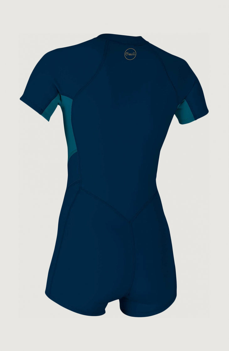 Bahia 2/1mm Front Zip Shortsleeve Spring Wetsuit | Dark Blue