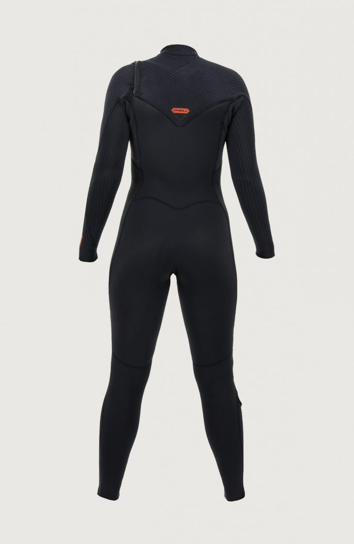 Hyperfreak Plus 3/2mm Chest Zip Full Wetsuit | BLACK/BLACK