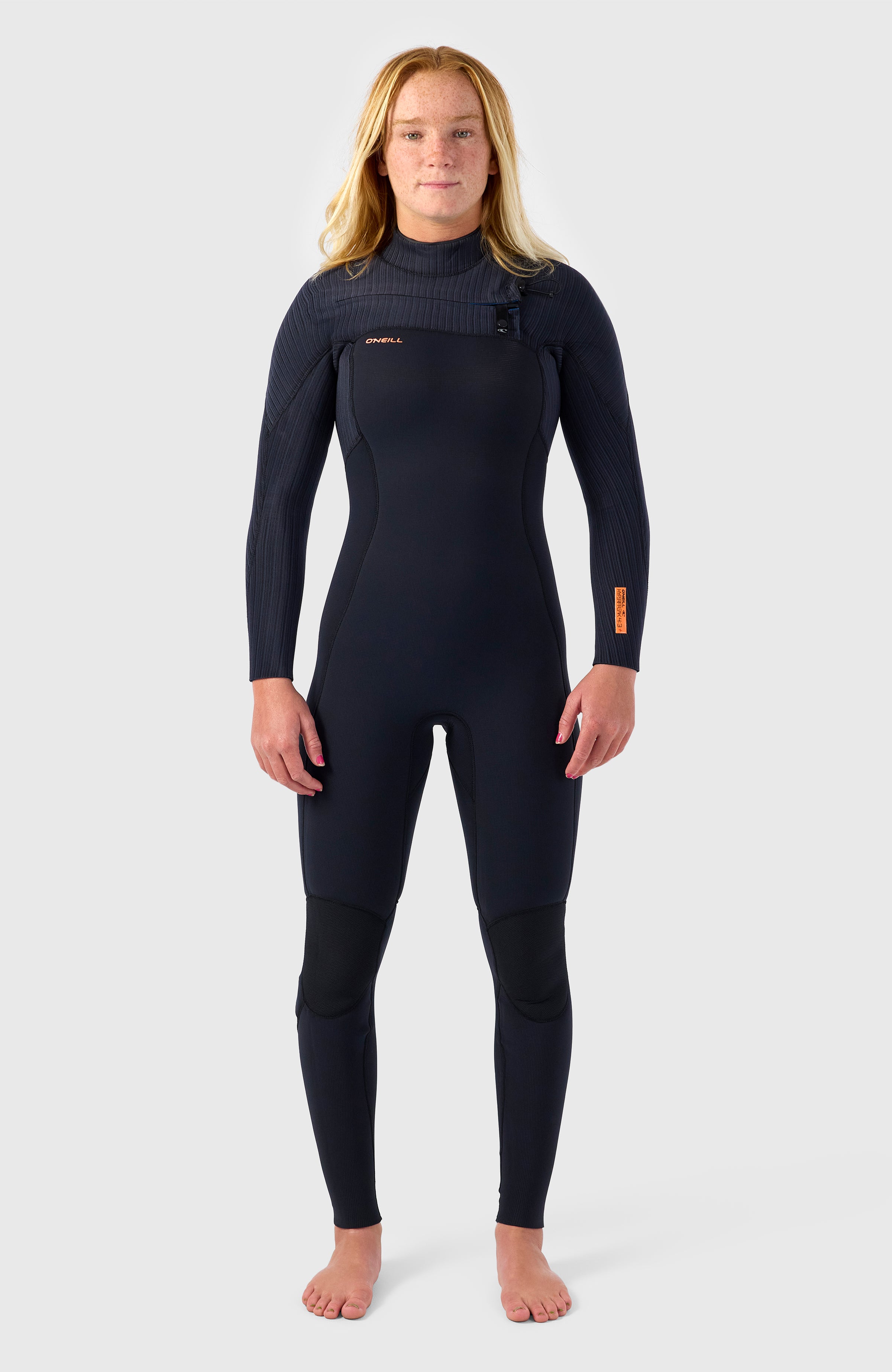 O'Neill Women Hyperfreak 4/3mm Chest Zip Full Wetsuit Women