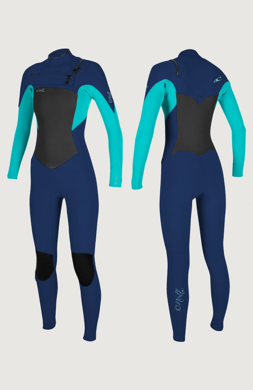 Epic 3/2mm Chest Zip Full Wetsuit | Black