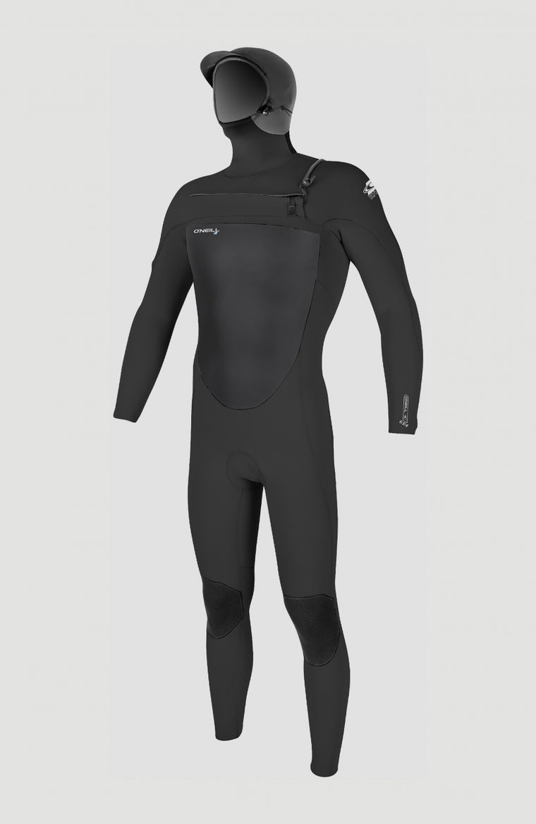 Epic 6/5/4mm Chest Zip Full Wetsuit with Hood | BLACK/BLACK Epic 6/5/4mm Chest Zip Full Wetsuit with Hood | BLACK/BLACK