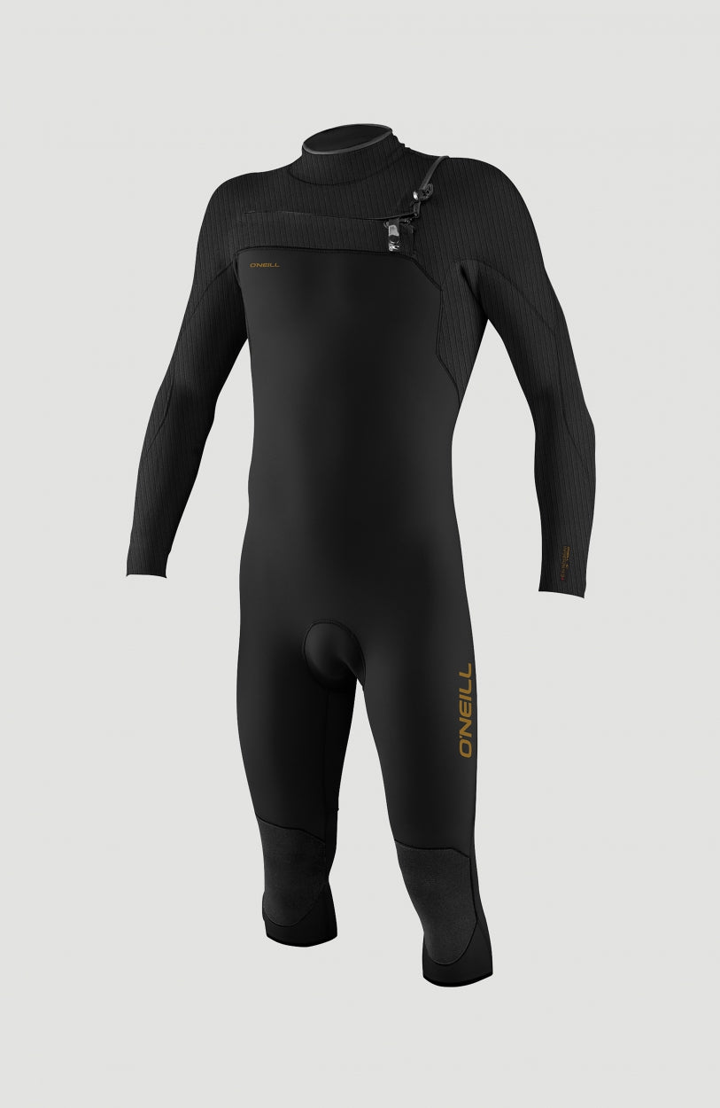 Hyperfreak Plus 4/3mm Chest Zip Overknee Wetsuit | BLACK/BLACK