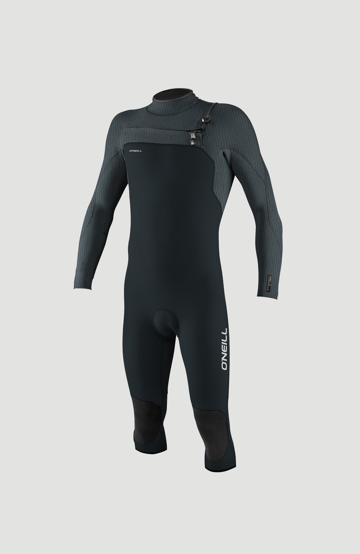 Hyperfreak Plus 4/3mm Chest Zip Overknee Wetsuit | GUN METAL/CADET BLUE