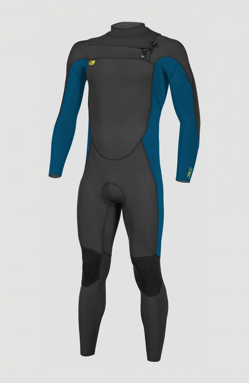 Ninja 4/3mm Chest Zip Full Wetsuit | Black