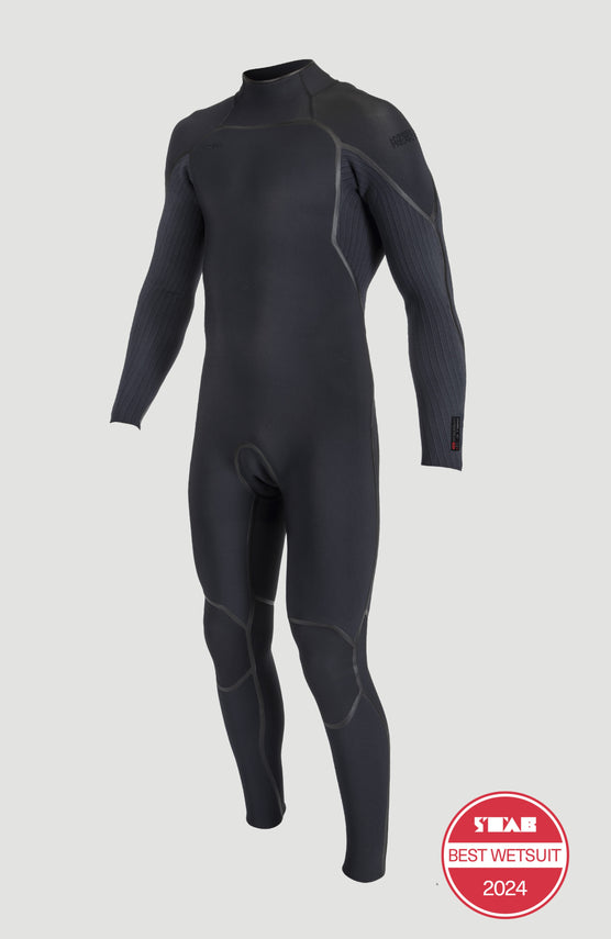 Hyperfreak Fire Plus 3/2mm Back Zip Full Wetsuit | BLACK/BLACK