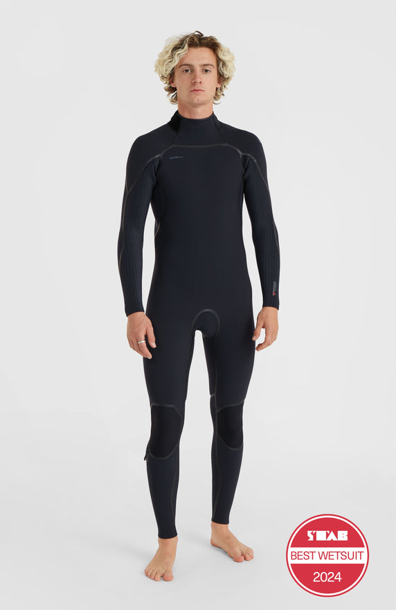 Hyperfreak Fire 4/3mm Chest Zip Full Wetsuit | BLACK/BLACK Hyperfreak Fire 4/3mm Chest Zip Full Wetsuit | BLACK/BLACK