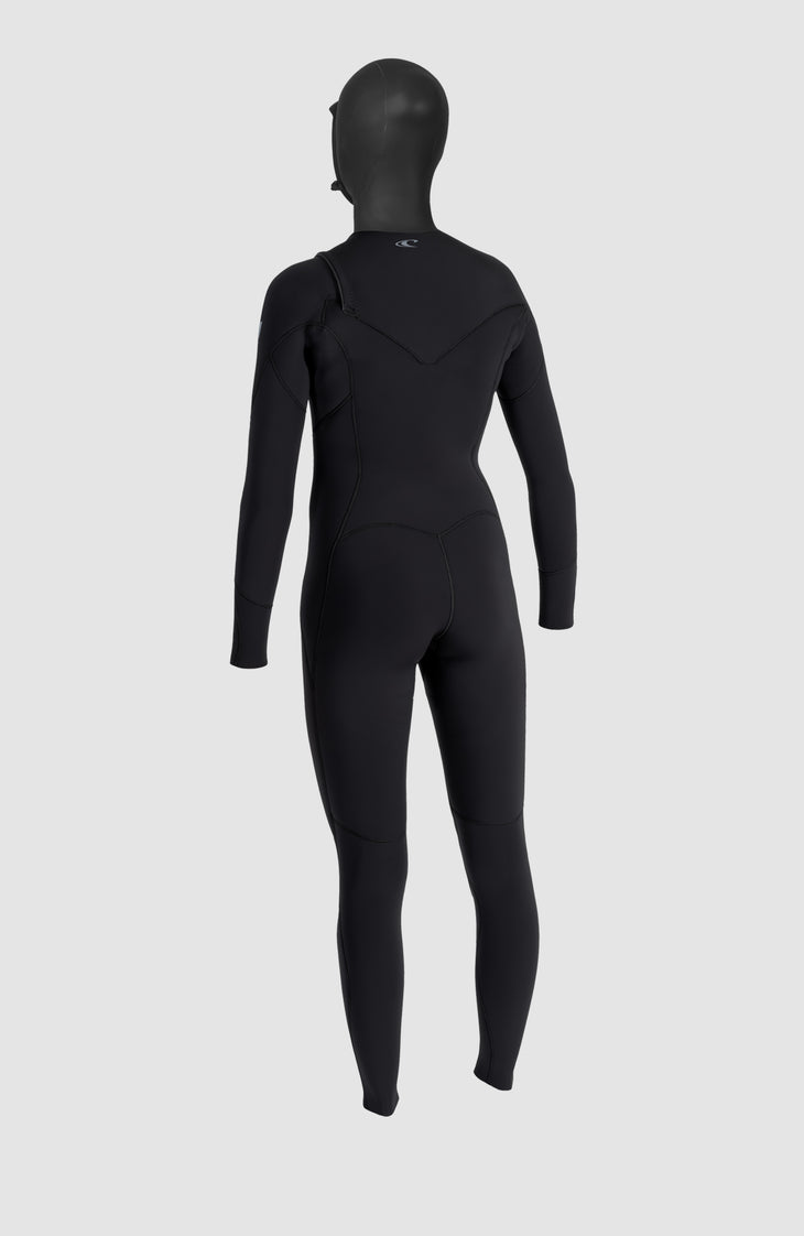 Epic 6/4 Chest Zip Wetsuit with Hood | A05 BLK/BLK/BLK