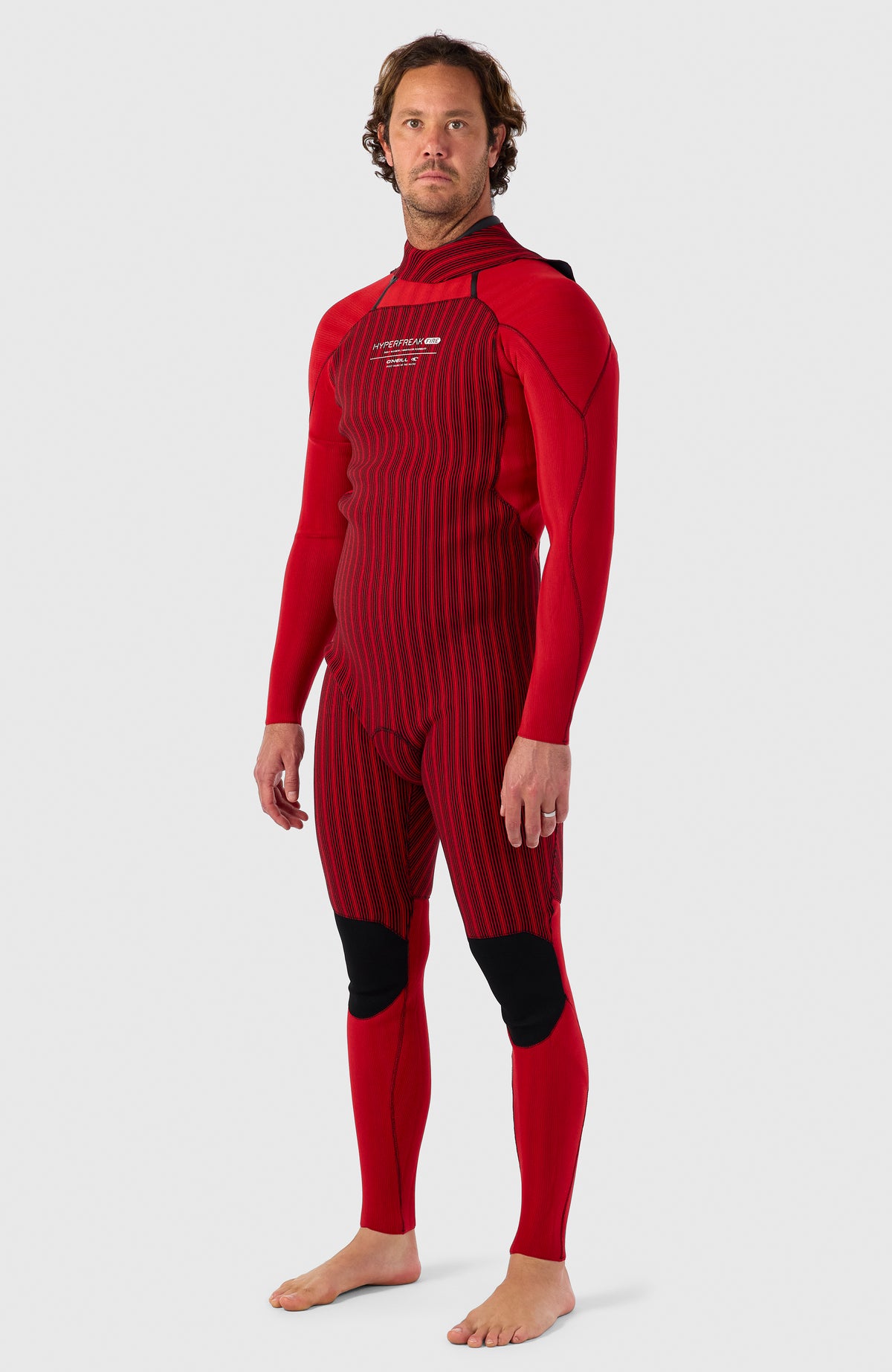 Hyperfreak Fire 5/4mm+ Back Zip Full Wetsuit | BLACK/BLACK