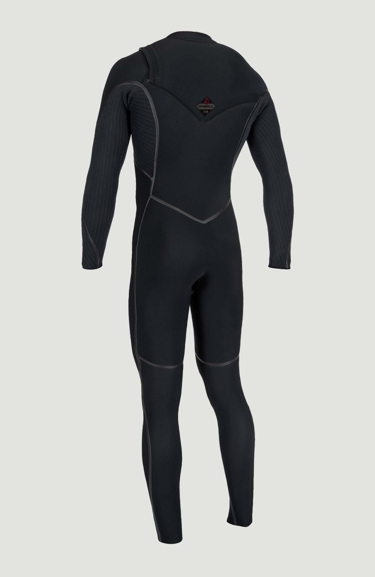Hyperfreak Fire 5/4mm+ Chest Zip Full Wetsuit | BLACK/BLACK