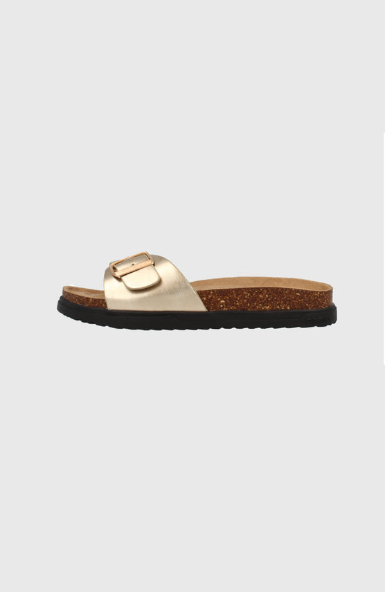 Solana Slider Sandals | GOLD