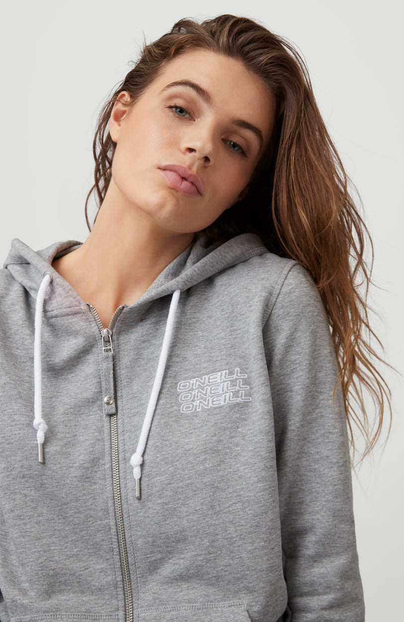 Triple Stack Full Zip Hoodie | Silver Melee -A – O'Neill