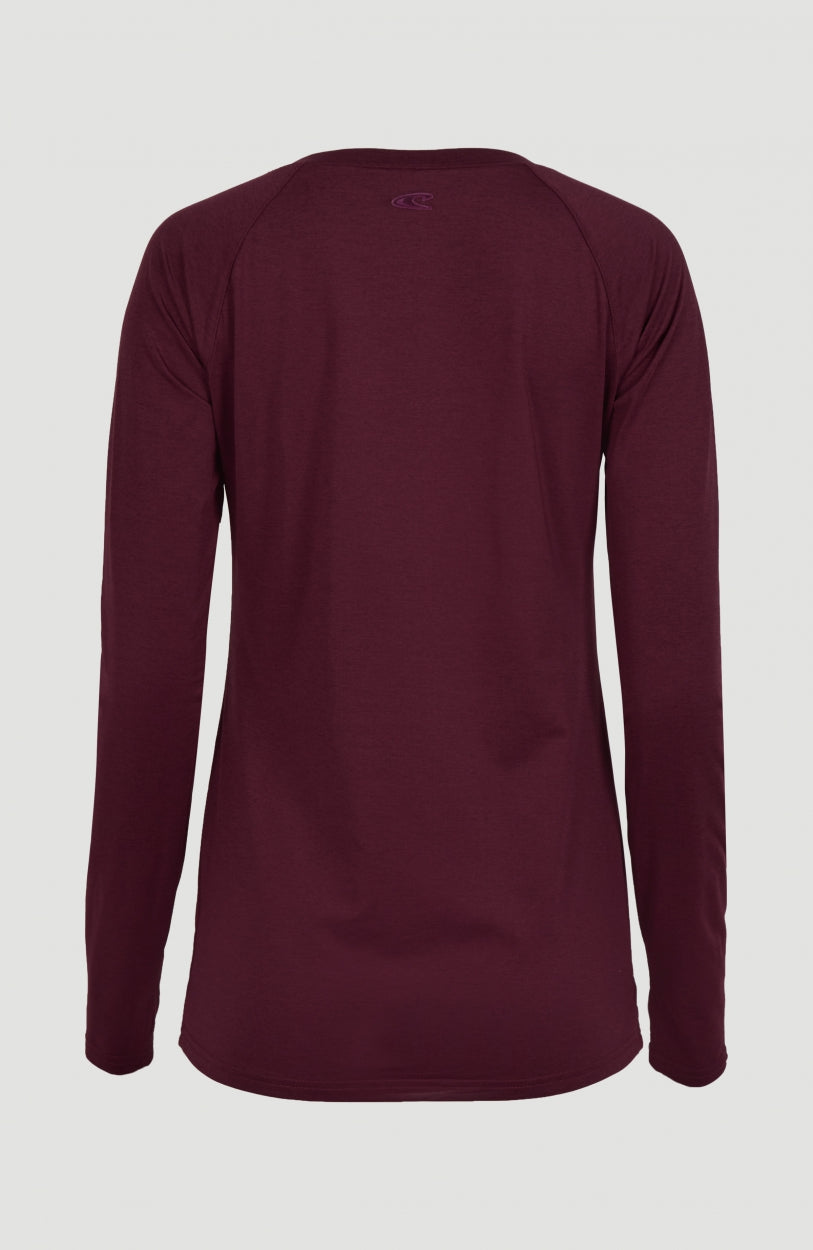 Yoga Longsleeve T-Shirt | Windsor Wine -A