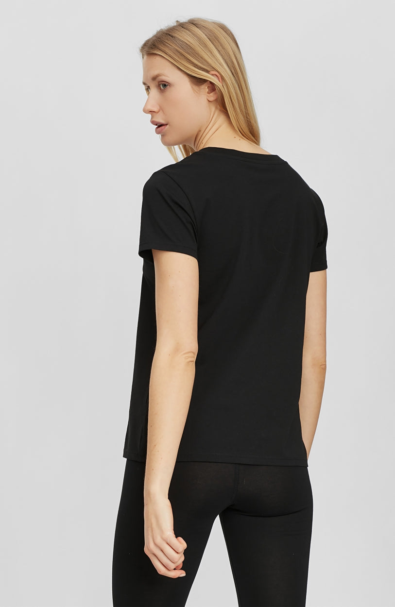 Triple Stack V-Neck T-Shirt | BlackOut - A