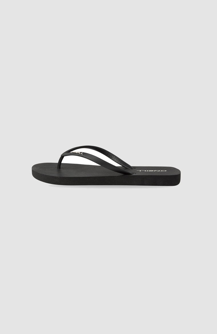 Profile Small Logo Sandals | Black Out Profile Small Logo Sandals | Black Out