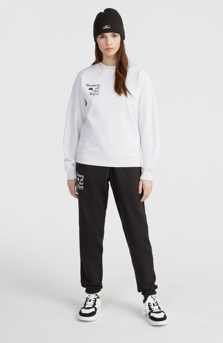 Women of the Wave Crew Sweatshirt | White Melange
