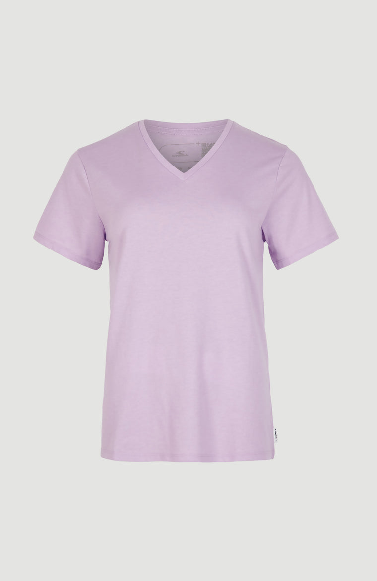 Essentials V-Neck T-Shirt | Purple Rose Essentials V-Neck T-Shirt | Purple Rose