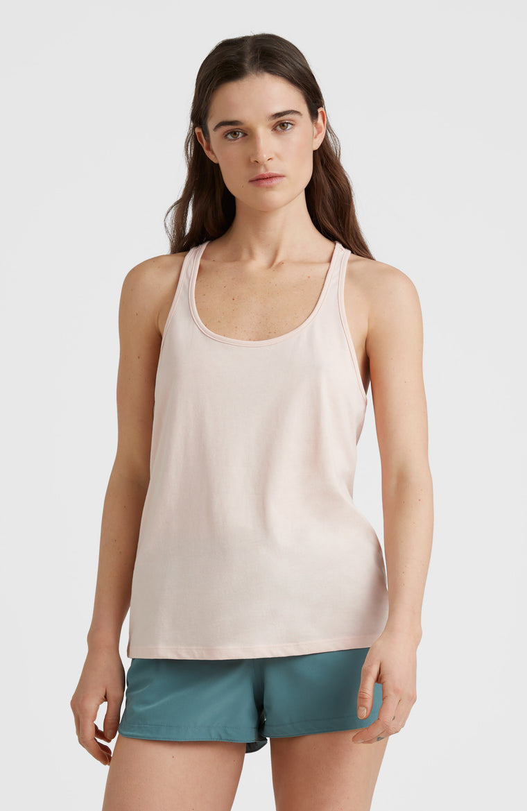 Essentials Racer Back Tanktop | Peach Whip Essentials Racer Back Tanktop | Peach Whip