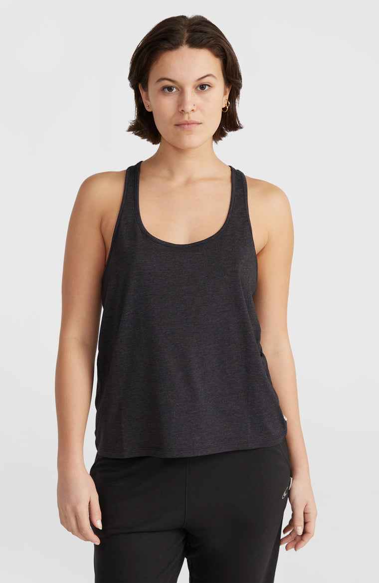 Essentials Racer Back Tanktop | Black Out Essentials Racer Back Tanktop | Black Out