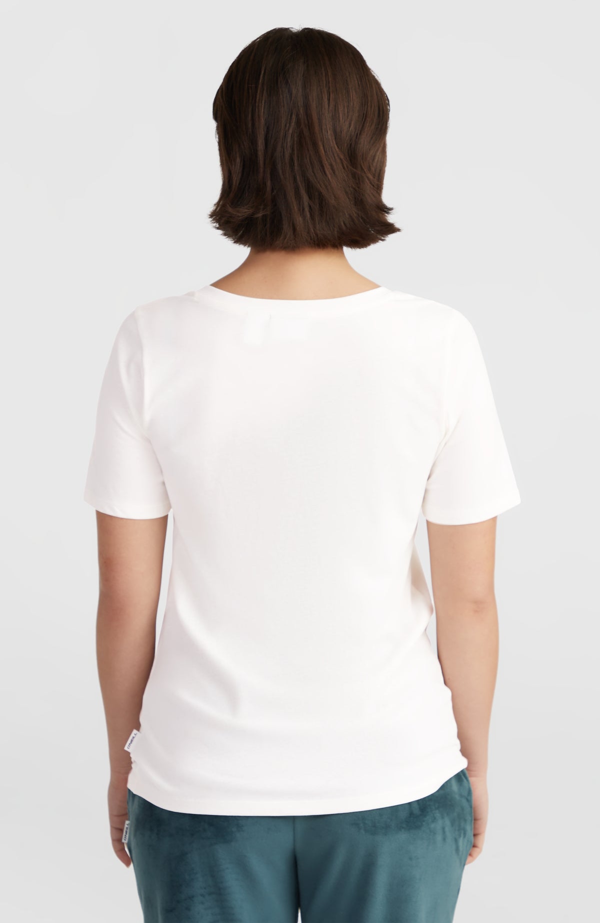 Essentials V-Neck T-Shirt | Snow White
