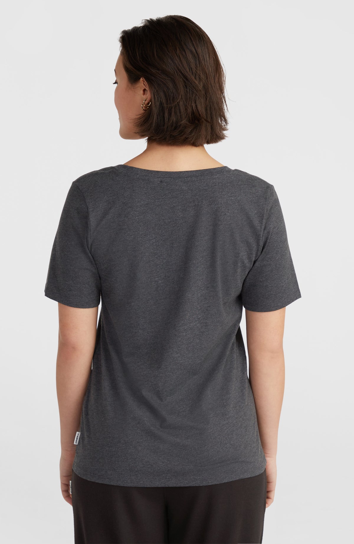 Essentials V-Neck T-Shirt | Black Out