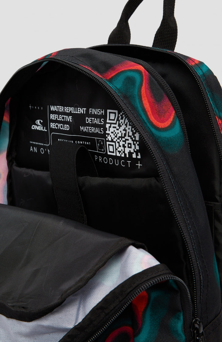 Wedge Small Backpack | Black Heat Map