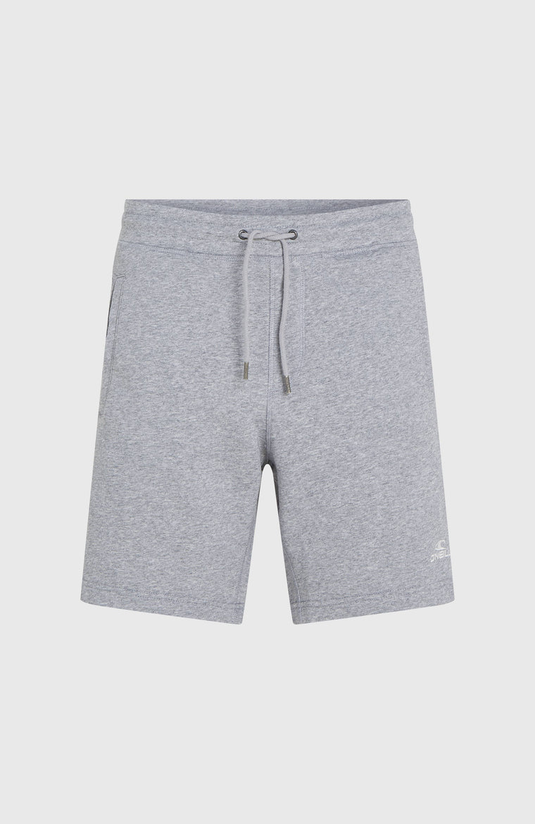 Small Logo Sweatshorts | Silver Melee Small Logo Sweatshorts | Silver Melee