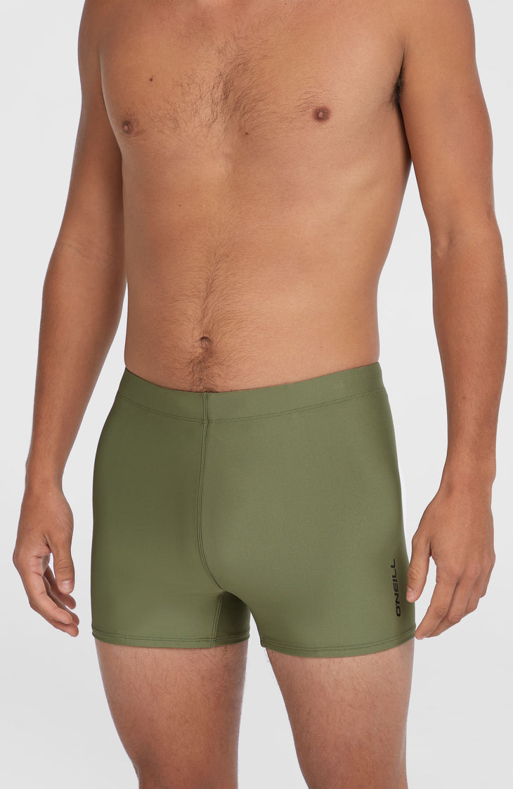Essentials Racer | Deep Lichen Green