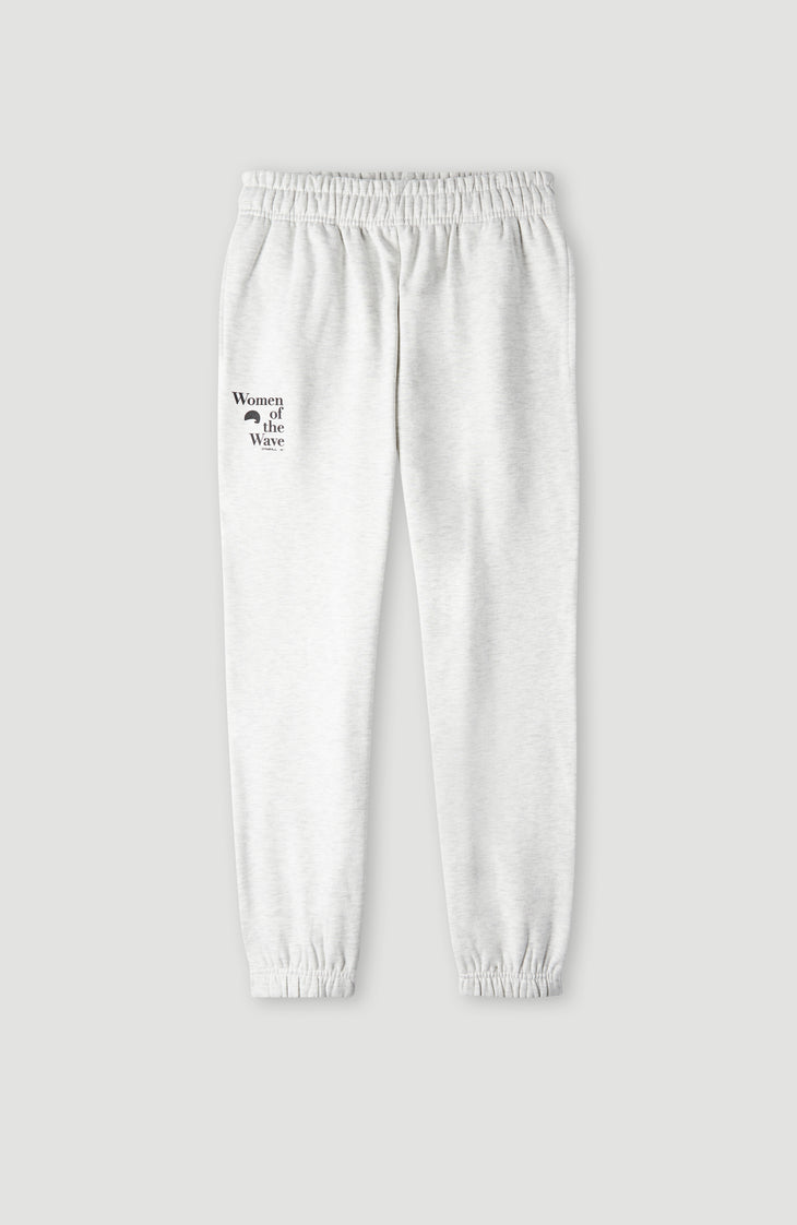 Women of the Wave Sweatpants | White Melange