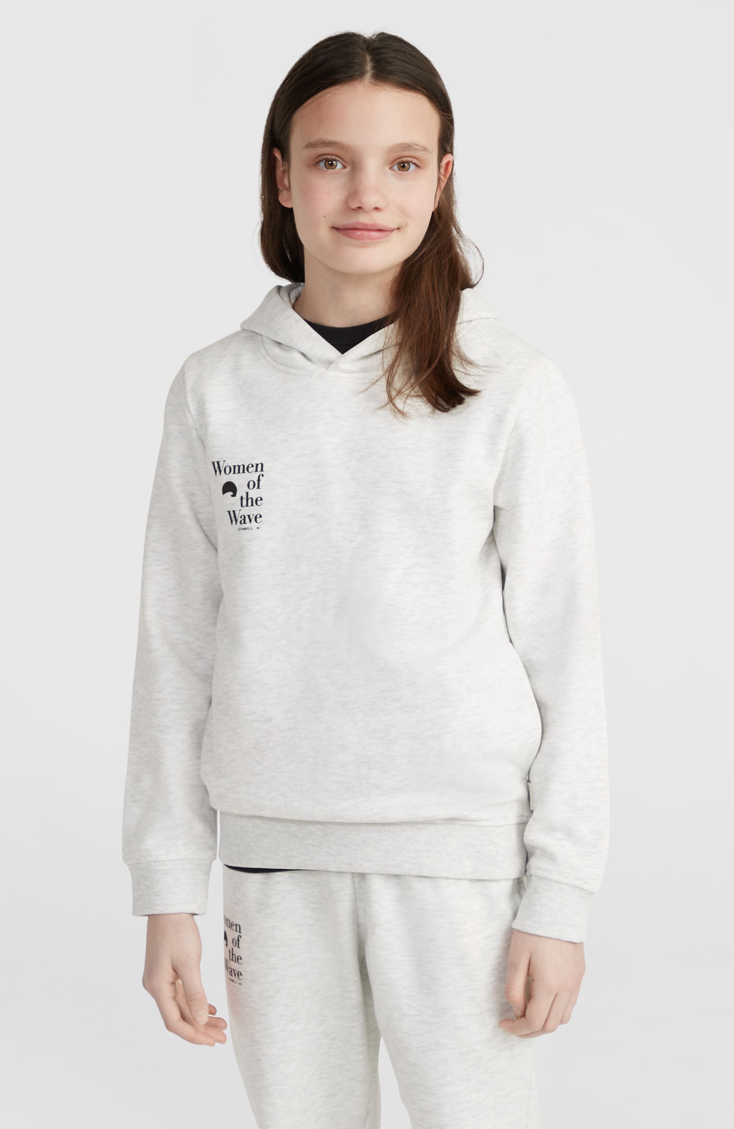 O'Neill Women's Print LS Hoodie 2020 - White/mika M