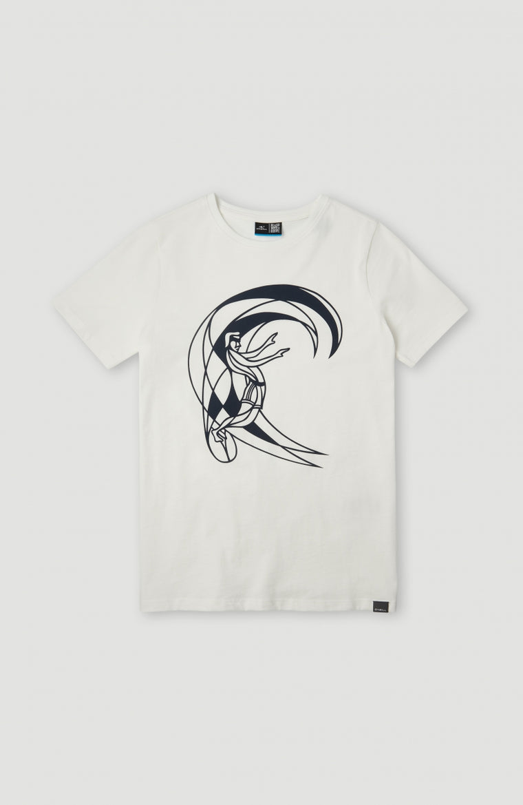 Circle Surfer T-Shirt | Snow White Circle Surfer T-Shirt | Snow White