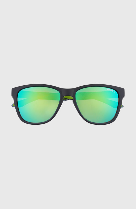 O'Neill DawnPatrol sunglasses | MATTE BLACK/ GREEN RETRO PRINT