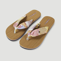 Ditsy Sun Bloom™ Sandals | Yellow Scarf Print