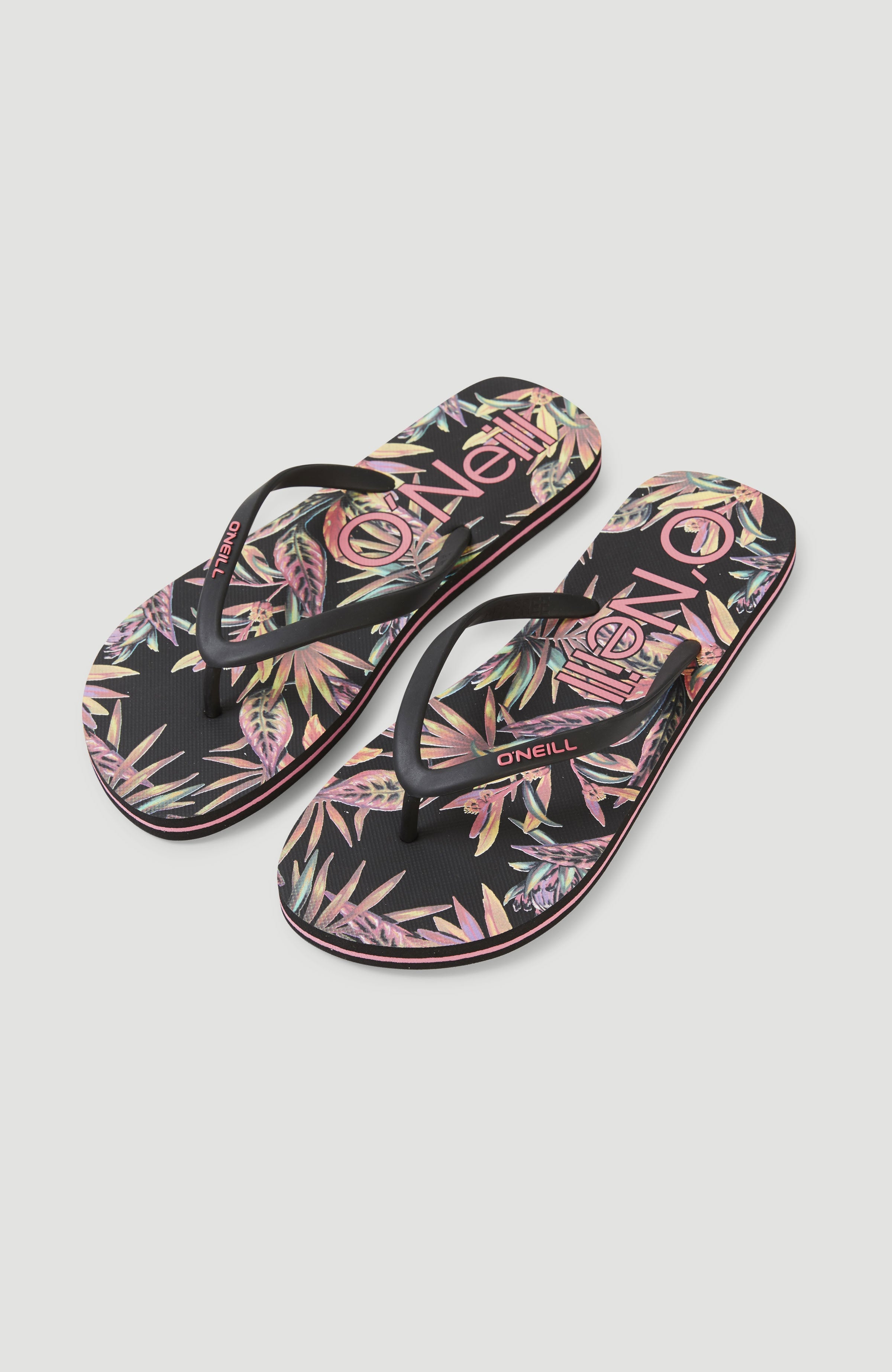 – | Black Sandals Tropical Flower O\'Neill Graphic Profile